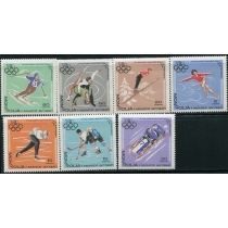 Монголия. Зимние Олимпийские игры в Гренобле 1968.