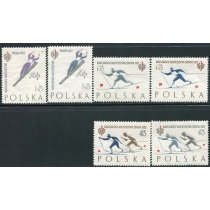 Польша. 1962. Зимние виды спорта.