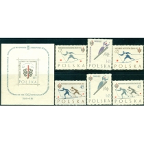 Польша. 1962. Зимние виды спорта.