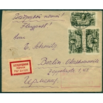 USSR. 1926. Registered letter sent to Berlin on July 24, 1926.