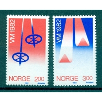 Mi 853. Норвегия. 1982. Зимние виды спорта