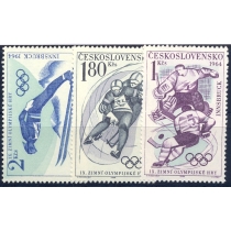 Mi 899r-1447. Чехословакия. Зимние Олимпийские игры в Инсбруке 1964