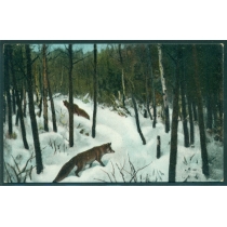 По лисам.