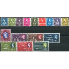 Кения,Уганда и Танганика. SG 183-98**.