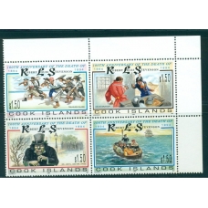 Cook Islands. 100th anniversary of death of Robert Louis Stevenson