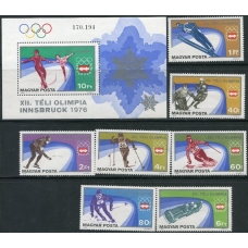 Hungary. Winter Olympic Games in Innsbruck in 1976.