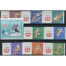 Hungary. Winter Olympic Games in Innsbruck in 1964.