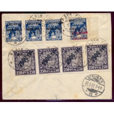 RSFSR. Ordinary international letter sent from Balta on March 5, 1922.