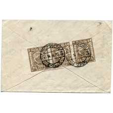 РСФСР. 1922. Простое местное доплатное письмо из Петрограда 14.04.1922.