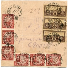 RSFSR. 1921. Parcel note to sending without prices sent from Moscow on November 16, 1921.