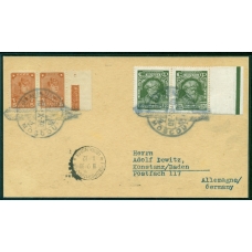 USSR. Airmail postcard sent from Moscow on September 10, 1930.