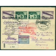 USSR. Registered letter sent from Leningrad on September 24, 1933.