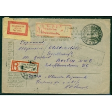 USSR. Registered airmail letter sent from Ivanovo-Voznesensk on October 15, 1931.