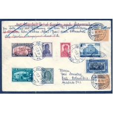 USSR. Registered air letter sent from Leningrad on February 2, 1931.