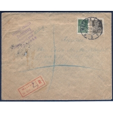 USSR. Registered letter sent from Moscow on April 10, 1926.