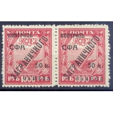 USSR. 1928. Foreign exchange control. SC N РЕ 17**. Type 2 and 3.
