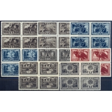 СССР. 1943. СК 748-55**. Кварт блоки.