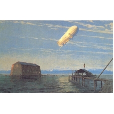 Airmail postcard