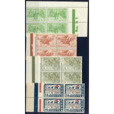 USSR. 1930. SC 251-54**. Blocks of four.