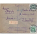 USSR. 1929. FEC. РЕ 14 type 5 on registered letter sent from Moscow on August 08, 1929.