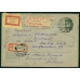 USSR. Registered airmail letter sent from Ivanovo-Voznesensk on October 15, 1931.