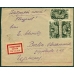 USSR. 1926. Registered letter sent to Berlin on July 24, 1926.
