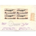 USSR. 1937. Block "Airplane" on cover sent to USA.