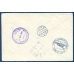 USSR. Registered air letter sent from Leningrad on October 2, 1931.