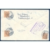 USSR. Registered air letter sent from Leningrad on February 2, 1931.