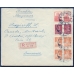 USSR. 1927. Registered letter sent from Moscow on October 6, 1927.