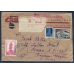USSR. Registered letter sent from Moscow on June 13, 1937.