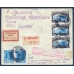 USSR. Registered air mail letter sent from Moscow on July 23, 1929.