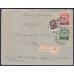 СССР. Заказное письмо из Москвы 11.09.1927.