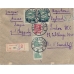 USSR. FEC. 1926. 50 kopecks, type 1 on registered letter sent from Moscow on November 13, 1926.