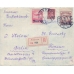 USSR. FEC. 1927. 25 kopecks, type 2 on registered letter sent from Moscow on April 16, 1927.