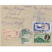 USSR. FEC. 1927. 15 kopecks, type 2 on registered letter sent from Moscow on November 03, 1927.