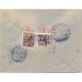 USSR. FEC. 1932. 15 kopecks, type 1 and 25 kopecks, type 2 on registered letter sent from Moscow to Switzerland on March 13, 1932.