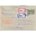 USSR. 1930. Registered letter sent from Moscow to Germany on November 12, 1930.