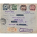 USSR. 1924. Registered airmail letter sent from Moscow to Germany on June 06, 1924.