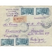 USSR. 1928. Registered letter sent from Moscow to Belgium on October 06, 1928.