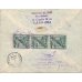 USSR. 1928. Registered letter sent from Moscow to Belgium on October 06, 1928.