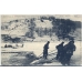 Kiev. Chopping ice on the Dnieper River