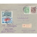 USSR. 1927. FEC. РЕ 6 type 3 on registered letter sent from Moscow on November 24, 1927.